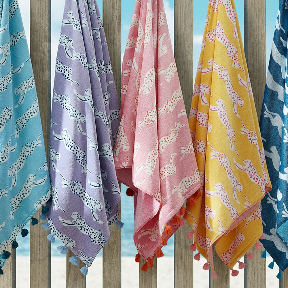 Leaping Leopard Towels