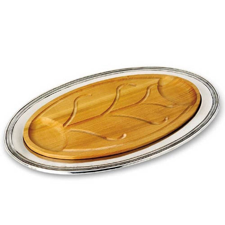 Match Pewter serveware, platters and trays