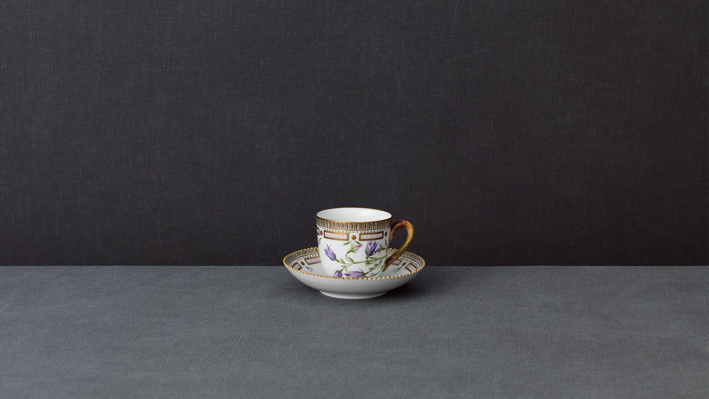 Flora Danica Coffee Cup and Saucer by Royal Copenhagen