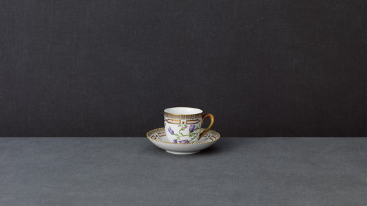 Flora Danica Coffee Cup and Saucer by Royal Copenhagen