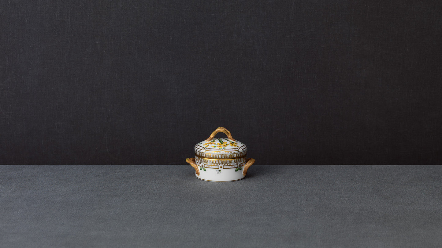 Flora Danica Sugar Bowl and Cover, 10 cl by Royal Copenhagen