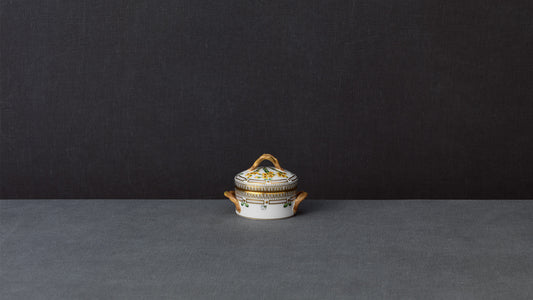 Flora Danica Sugar Bowl and Cover, 10 cl by Royal Copenhagen