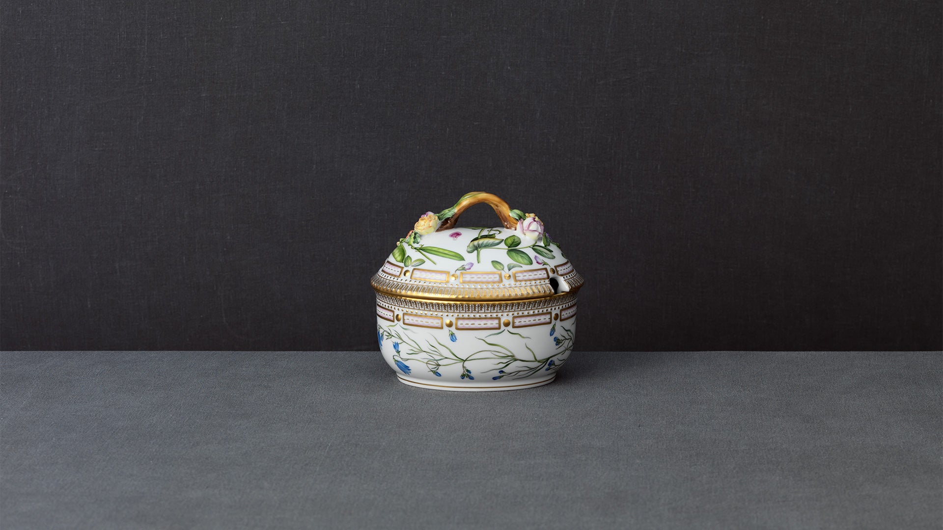 Flora Danica Sugar Bowl and Lid, 60 cl by Royal Copenhagen