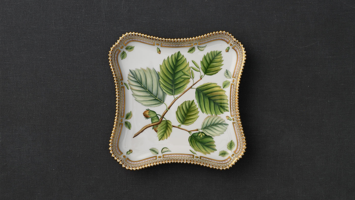 Flora Danica Square Tray by Royal Copenhagen