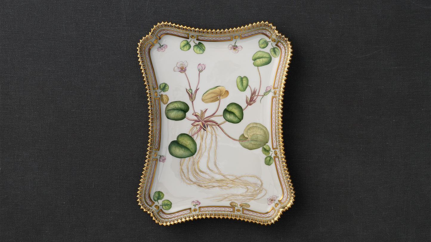 Flora Danica Oblong Tray by Royal Copenhagen