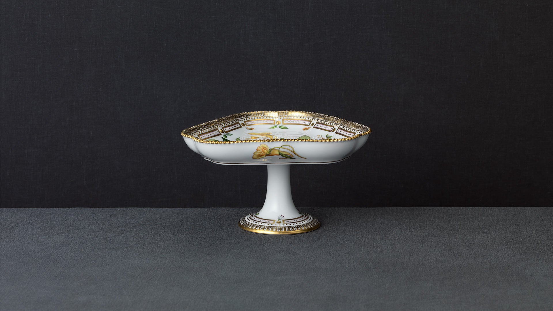 Flora Danica Bowl on Foot by Royal Copenhagen