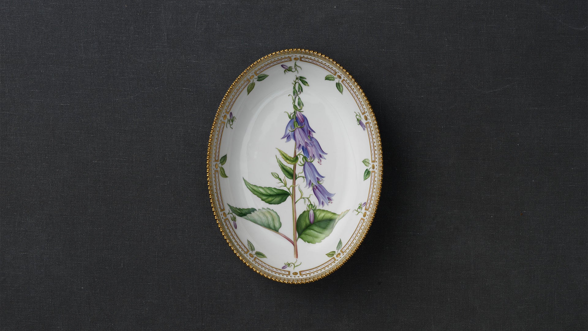 Flora Danica Oval Bowl by Royal Copenhagen