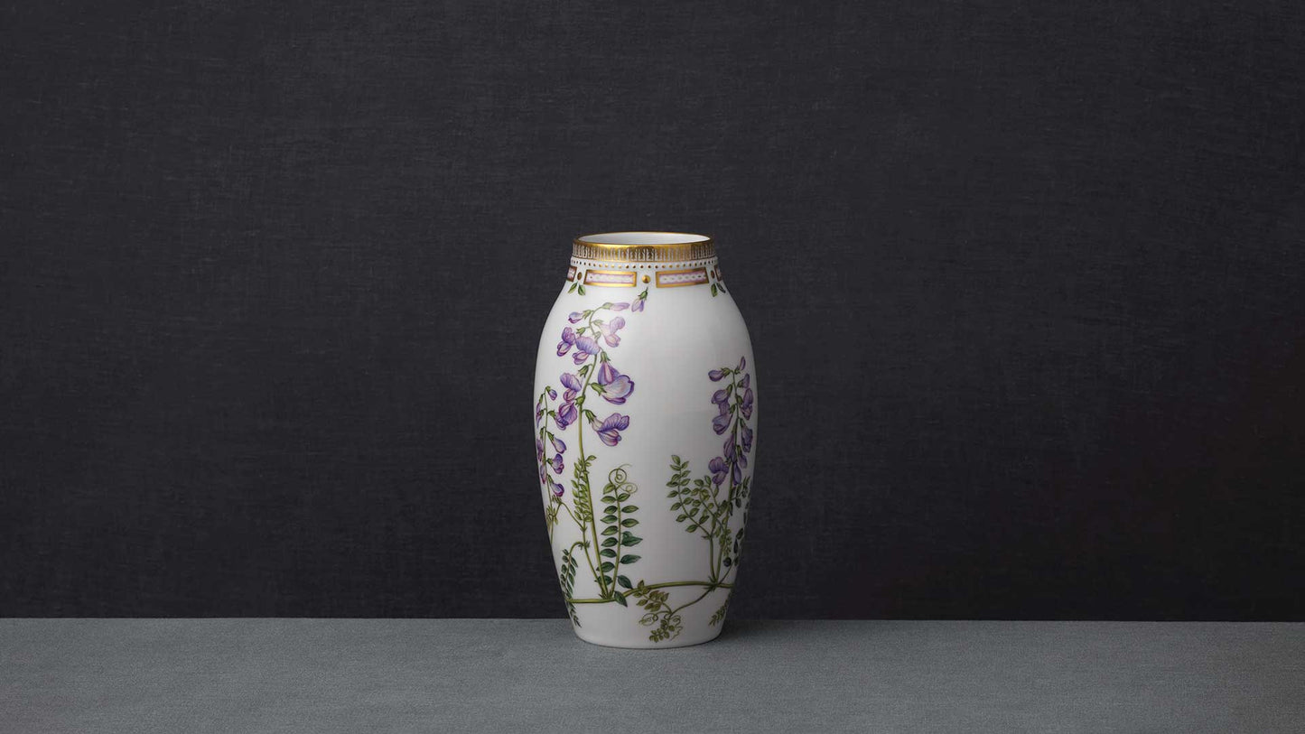 Flora Danica Vase, Purple by Royal Copenhagen
