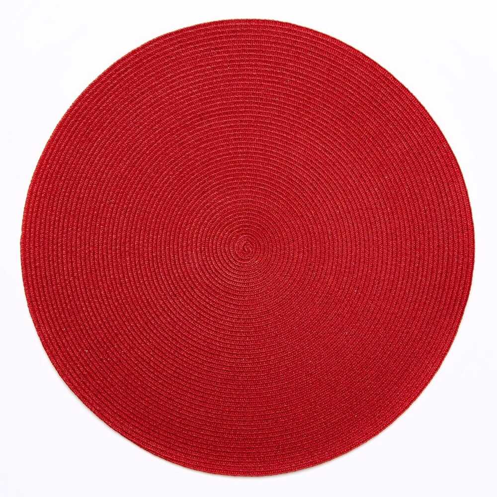 15" Round Lurex Placemat by Deborah Rhodes Additional Image - 2