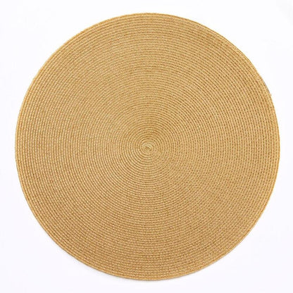 15" Round Lurex Placemat by Deborah Rhodes