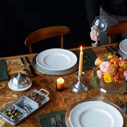 1508 Dinner Plate - White by Match Pewter 4