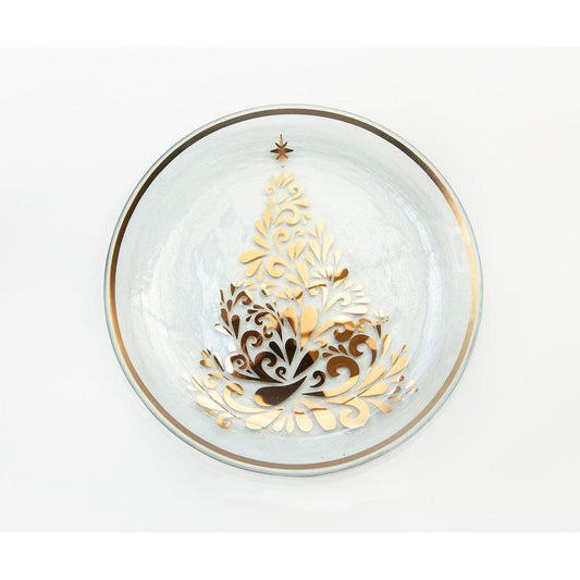 2022 Christmas Tree Plate by Annieglass 