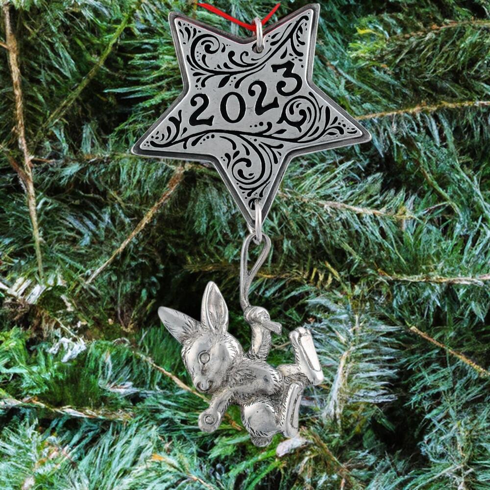 2023 "Wishing On A Star" Bunny Ornament by Arthur Court Designs 2