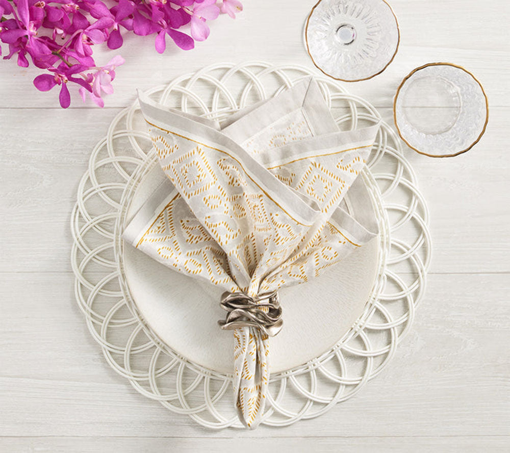 Alfresco Placemat White by Kim Seybert