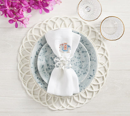 Alfresco Placemat White by Kim Seybert
