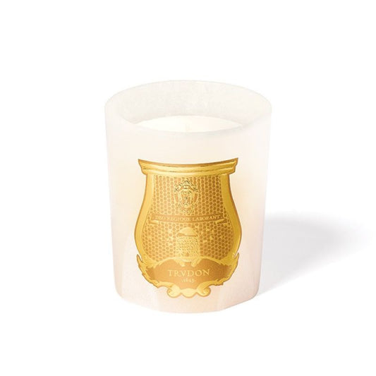Trudon Alabaster Candle 270g hand-carved Spanish alabaster vessel with matching lid