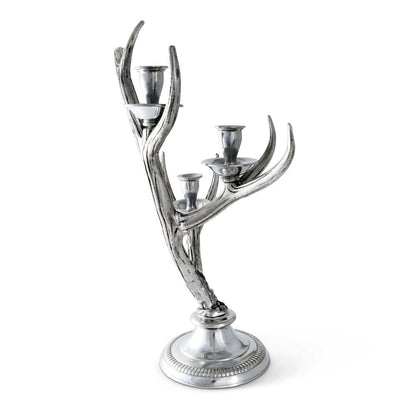 3-Light Metal Antler Candlestick by Arthur Court Designs Additional Image -1