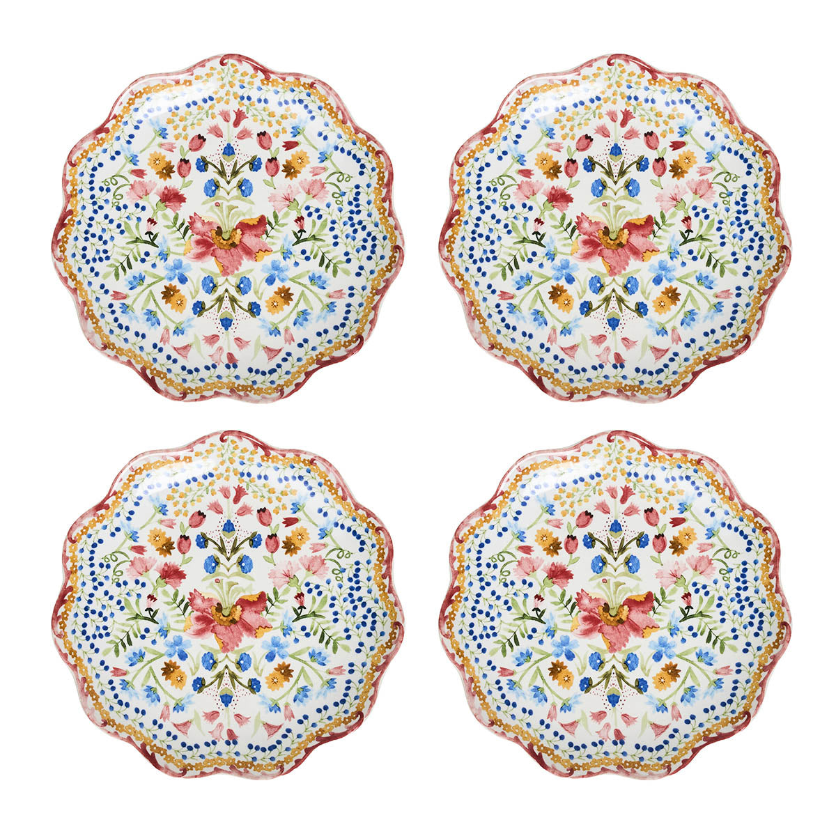Sofia Side/Cocktail Plate Set of 4 by Juliska