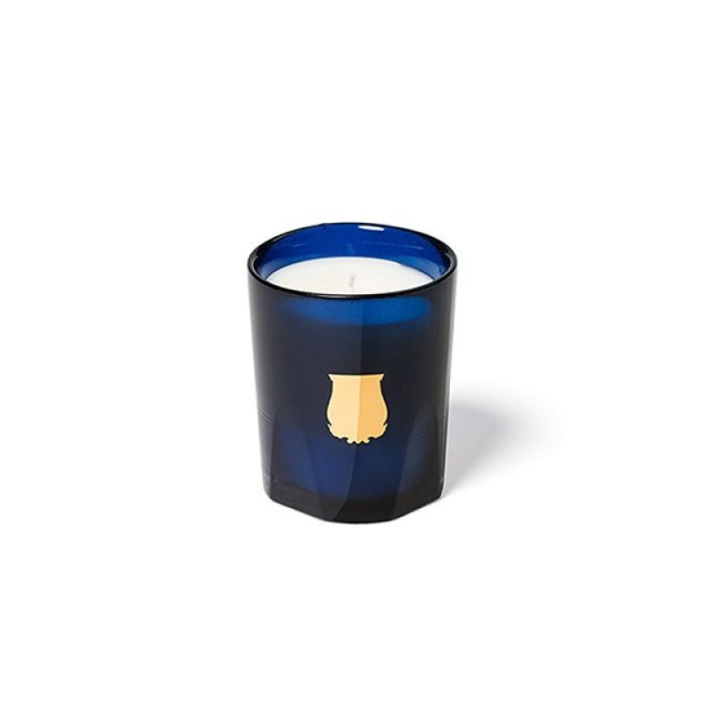 Trudon Reggio Petite Candle 70g travel size in blue glass