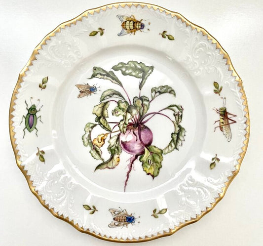 #78 - Hand Painted Salad Plate by Anna Weatherley