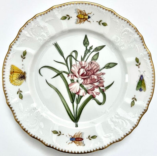 853 - Redoute Flower Salad/Dessert Plate by Anna Weatherley