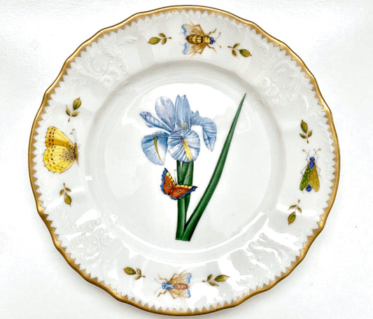 857 - Iris Salad/Dessert Plate by Anna Weatherley