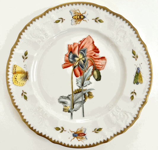 858 - Redoute Salad/Dessert Plate by Anna Weatherley