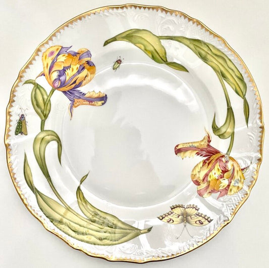 960 - Double Tulip Extra Large Serving Platter by Anna Weatherley