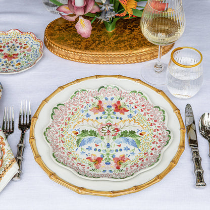 Sofia Dinner Plate by Juliska, detail view