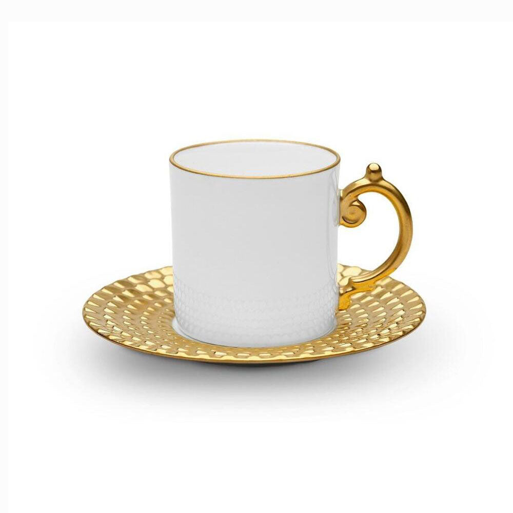 Aegean Espresso Cup & Saucer by L'Objet Additional Image - 1