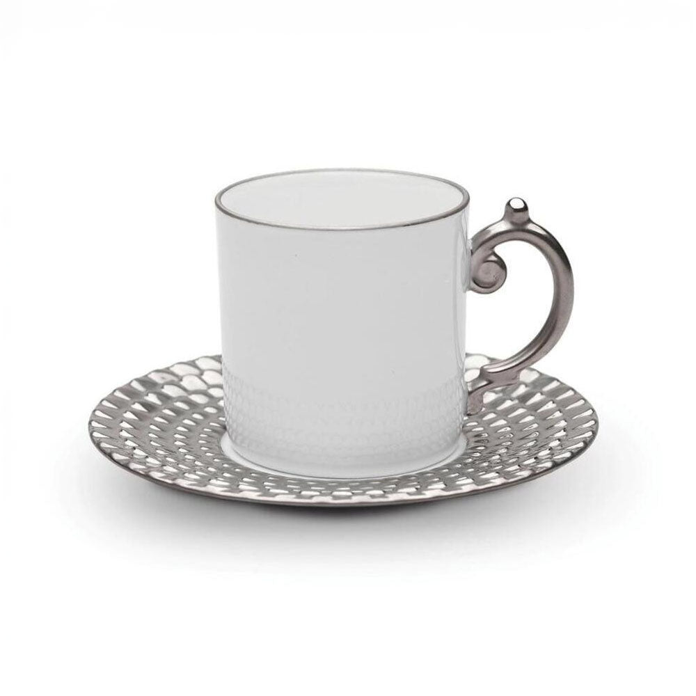 Aegean Espresso Cup & Saucer by L'Objet Additional Image - 2