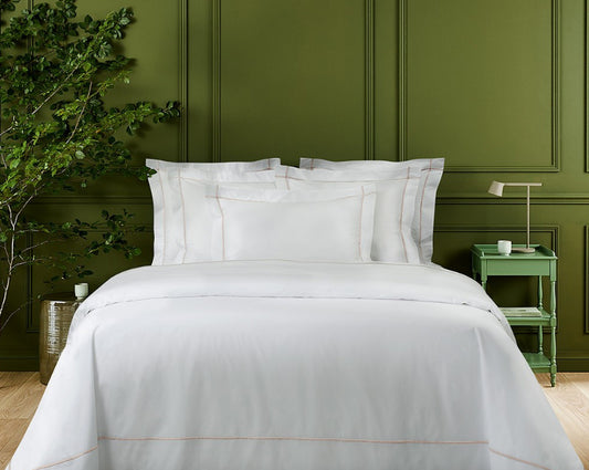 Athena Luxury Poudre King Flat Sheet by Yves Delorme