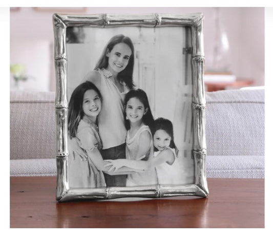 Garden Bamboo 8x10 Silver Frame
