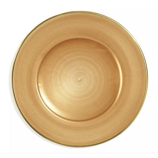 Brushed Gold Charger by Anna Weatherley