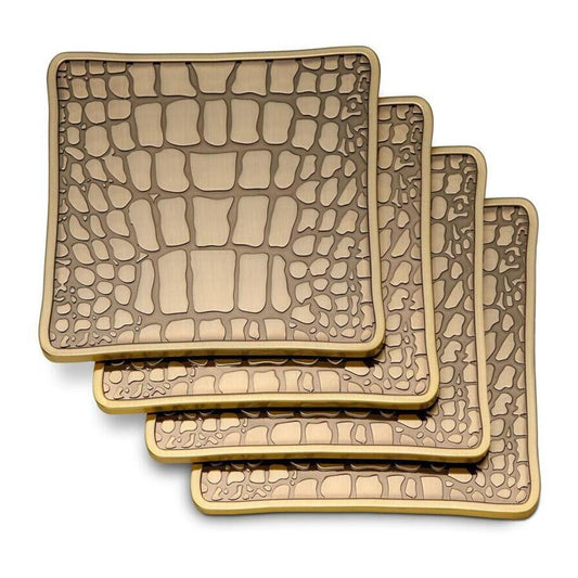 Crocodile Coasters - Set of 4 by L'Objet