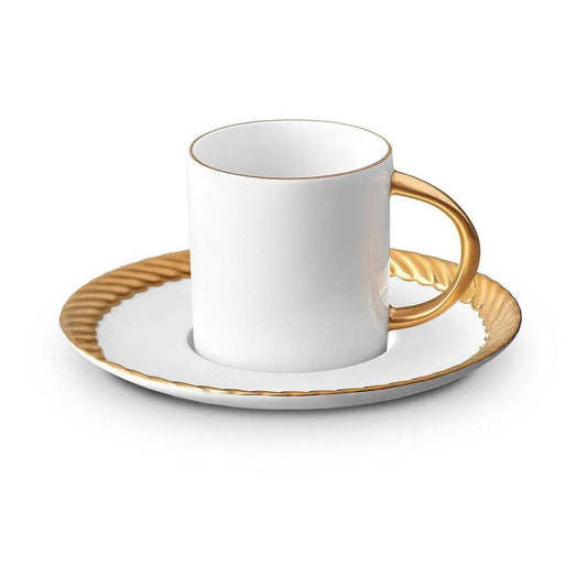 Corde Espresso Cup & Saucer by L'Objet