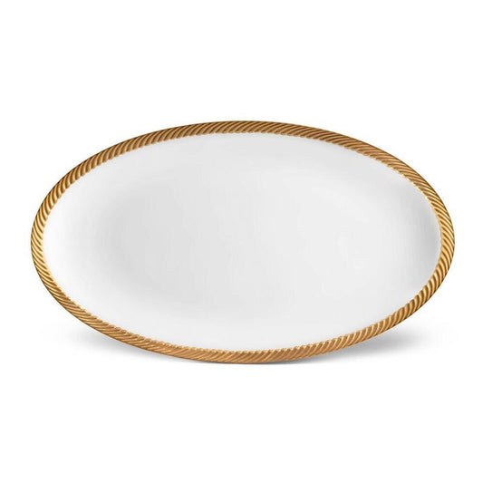 Corde Oval Platter - Large by L'Objet