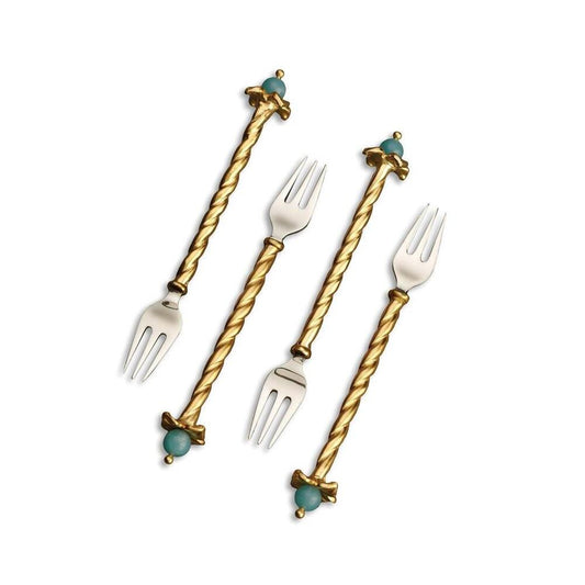 Venise Cocktail Forks - Set of 4 by L'Objet