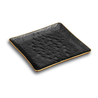 Crocodile Square Tray by L'Objet