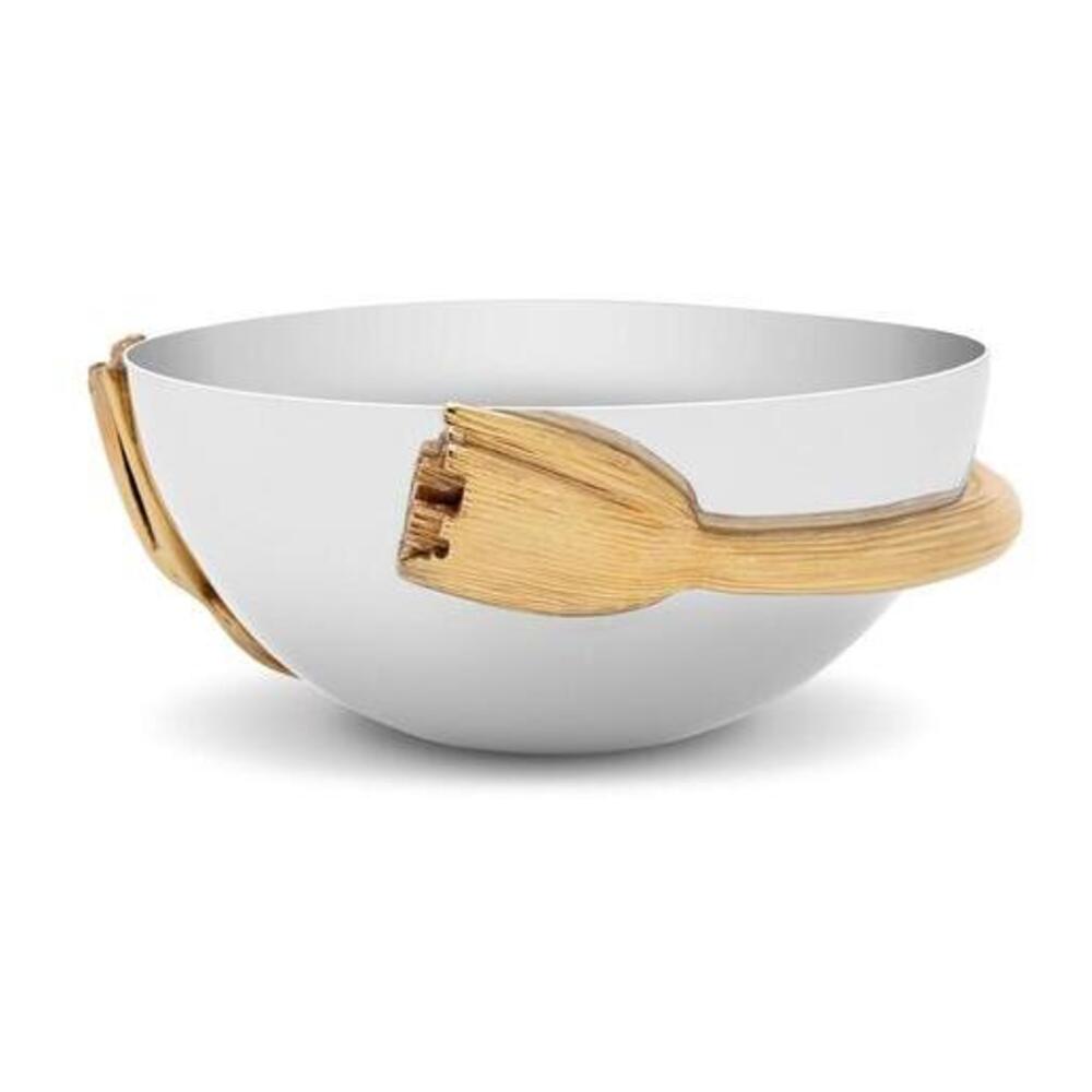 Deco Leaves Bowl by L'Objet Additional Image - 3