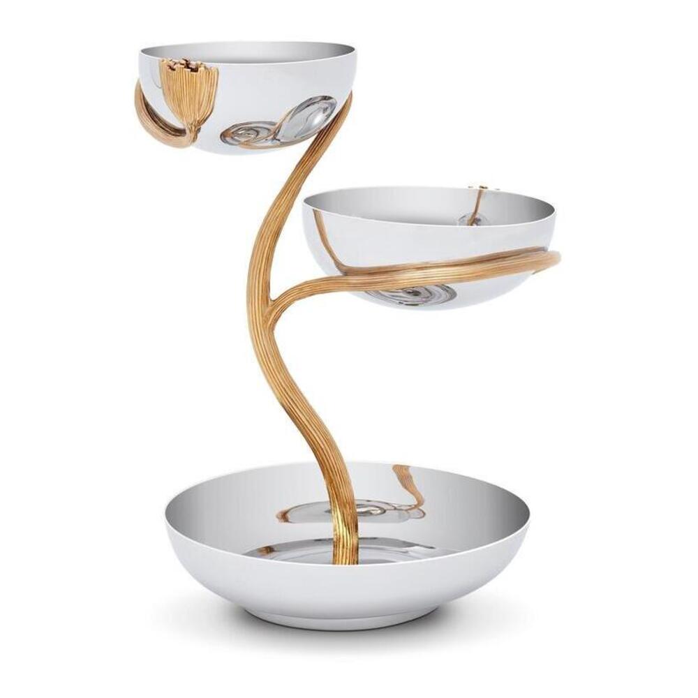 Deco Leaves 3-Tier Server by L'Objet