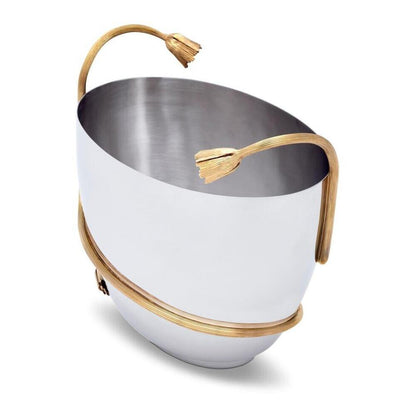 Deco Leaves Champagne Bucket by L'Objet Additional Image - 1