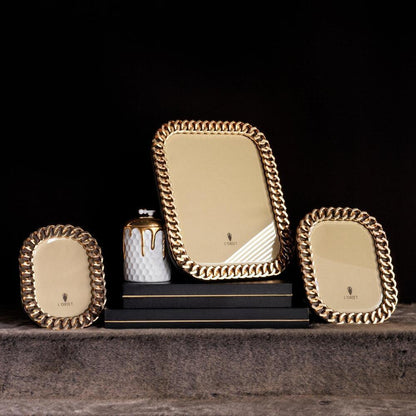 Cuban Link Picture Frame by L'Objet Additional Image - 4
