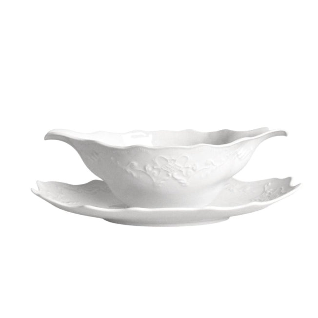 Simply Anna - White Gravy Boat Tray Only by Anna Weatherley