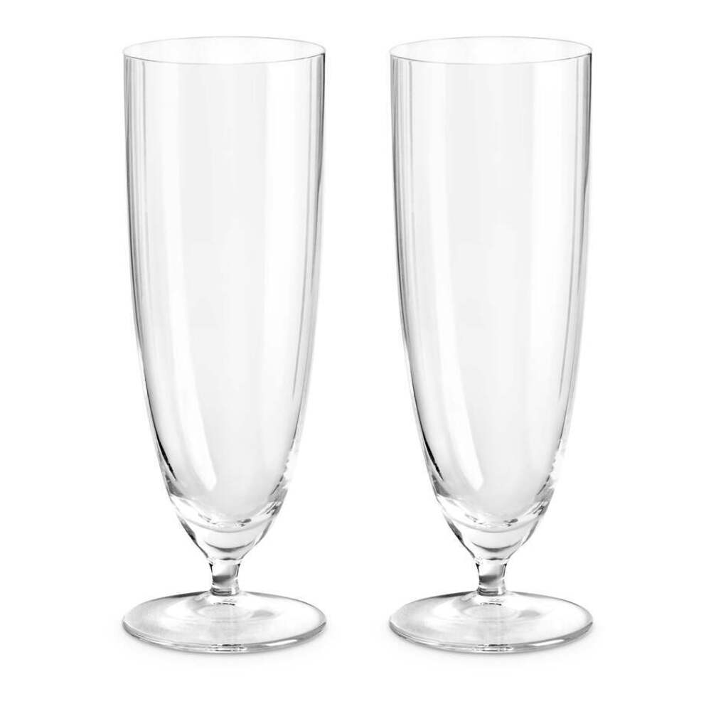 Iris Champagne Flutes - Set of 2 by L'Objet