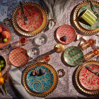 Fortuny Assorted Dessert Plates - Set of 4 by L'Objet Additional Image - 8