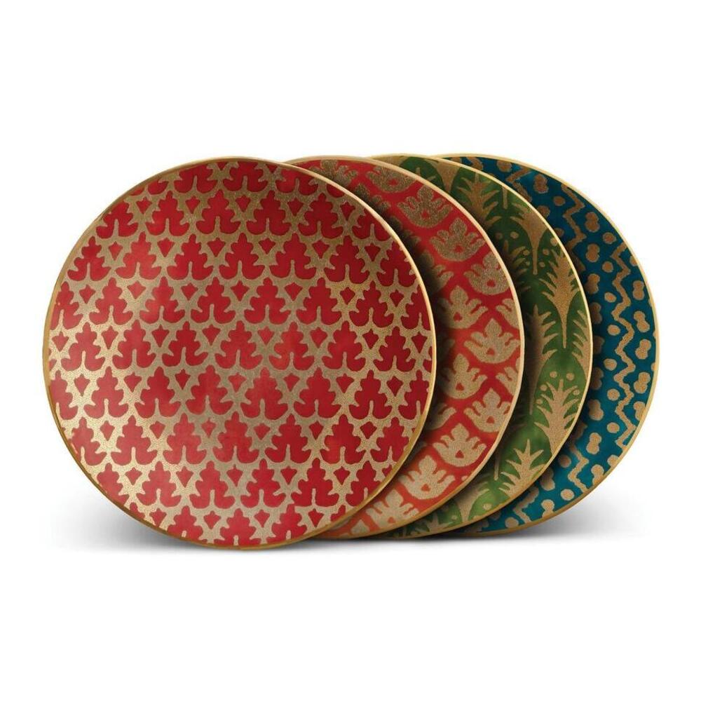 Fortuny Assorted Canape Plates - Set of 4 by L'Objet