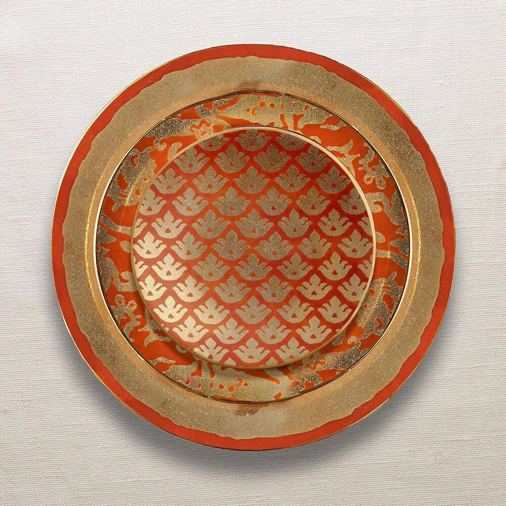 Fortuny Assorted Canape Plates - Set of 4 by L'Objet Additional Image - 3