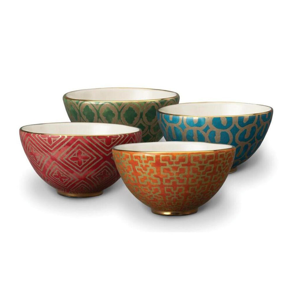 Fortuny Assorted Cereal Bowls - Set of 4 by L'Objet