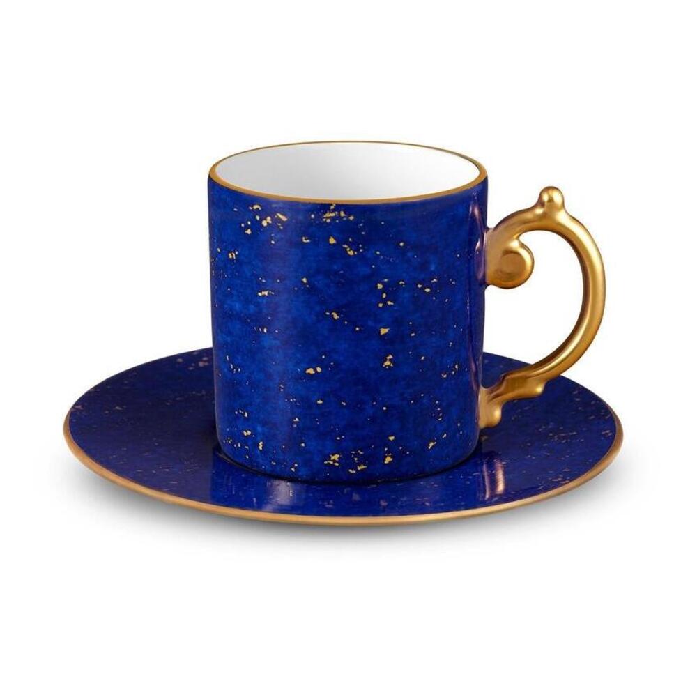 Lapis Espresso Cup & Saucer by L'Objet